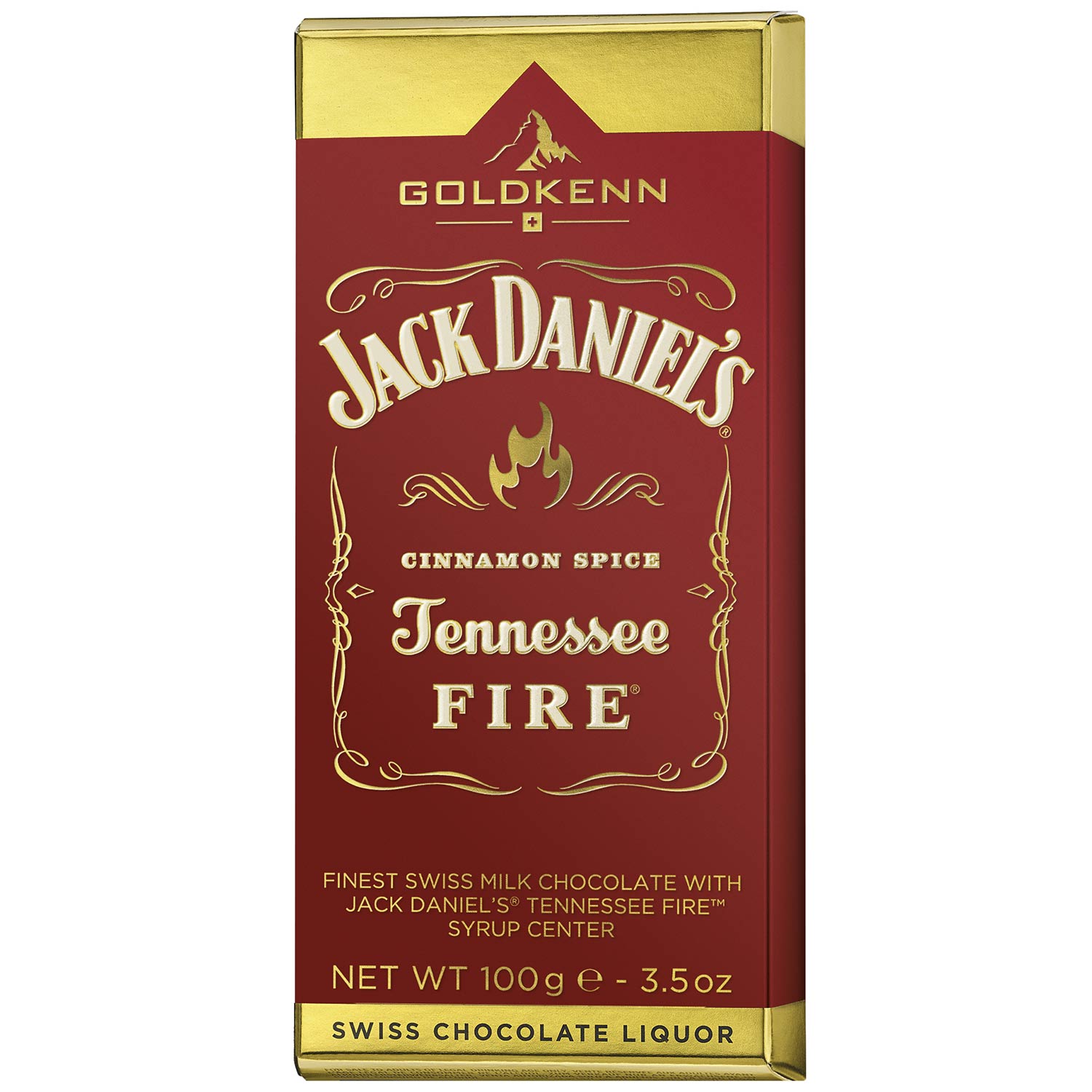 Goldkenn Jack Daniel's Tennessee Fire Cinnamon Spice Chocolate 100g