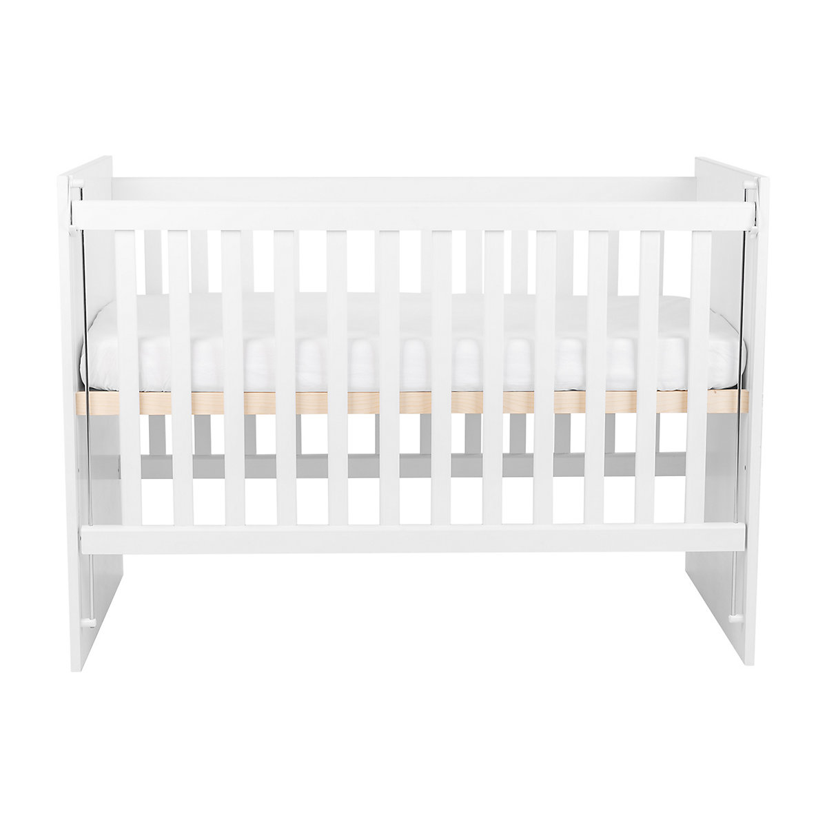 Babybett Ayla 120 x 60 cm Gitterbett 3 Ebenen Gitterbetten