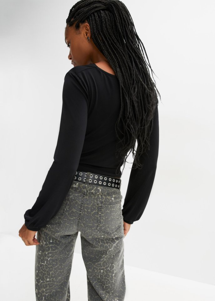 Shirt mit Cut-Out und Twist-Detail