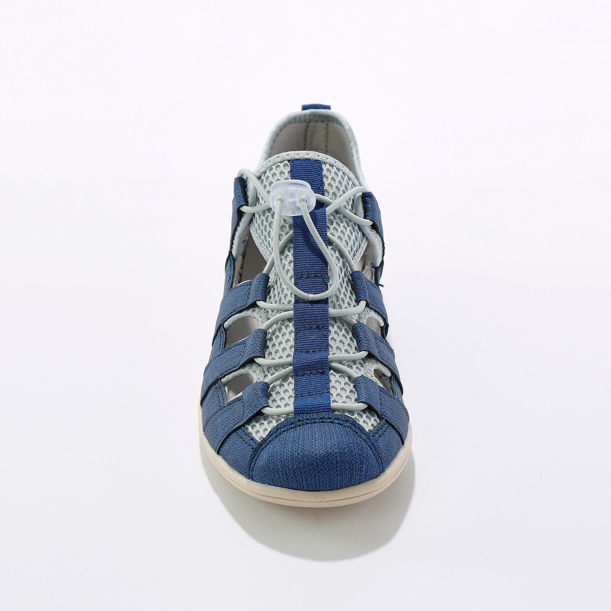 Sneakers ajourées à lacets élastiqués