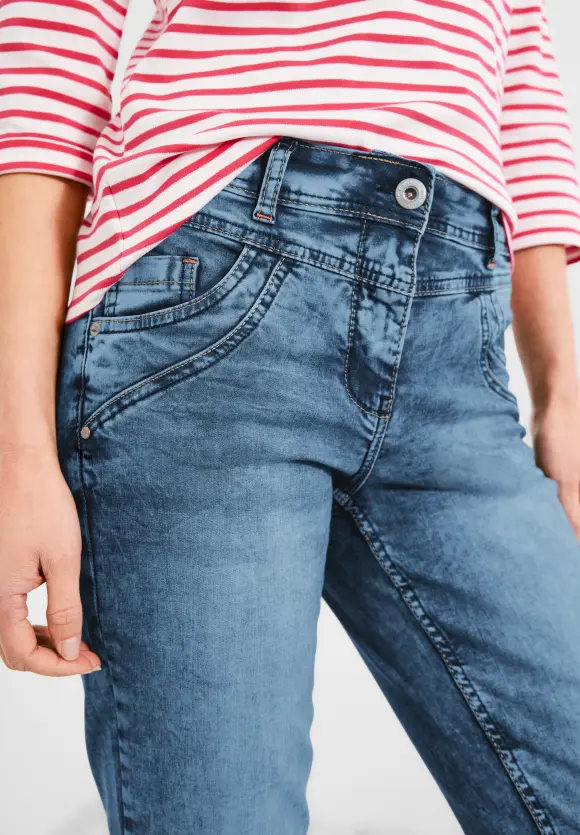 CECIL Casual Fit Jeans in 3/4