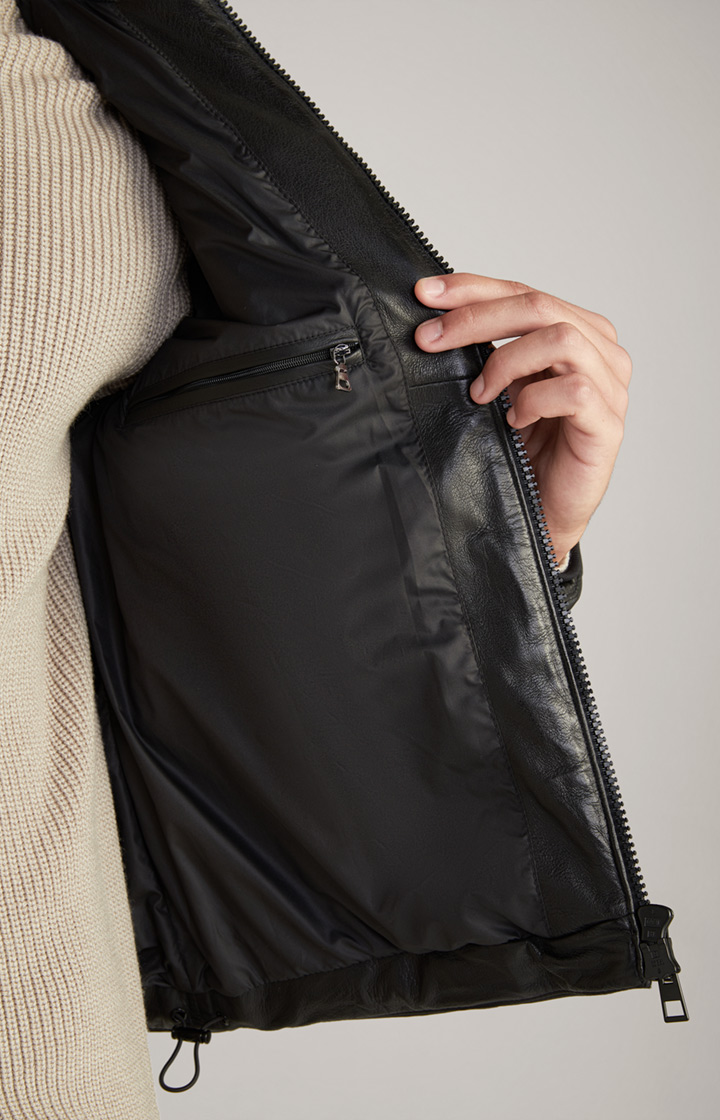 Lederjacke Relom in Schwarz