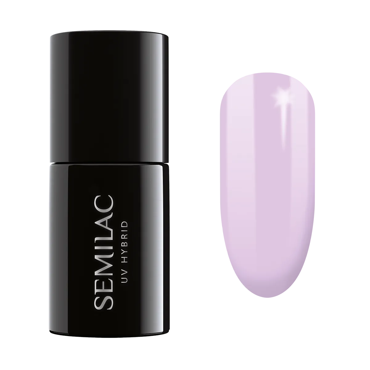 Semilac UV Hybrid Βερνίκι Νυχιών, 145 Lila Story