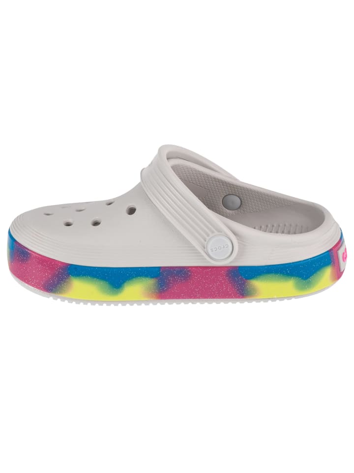 Crocs Crocs Off Court Glitter Band Kids Clog in Weiß günstig kaufen