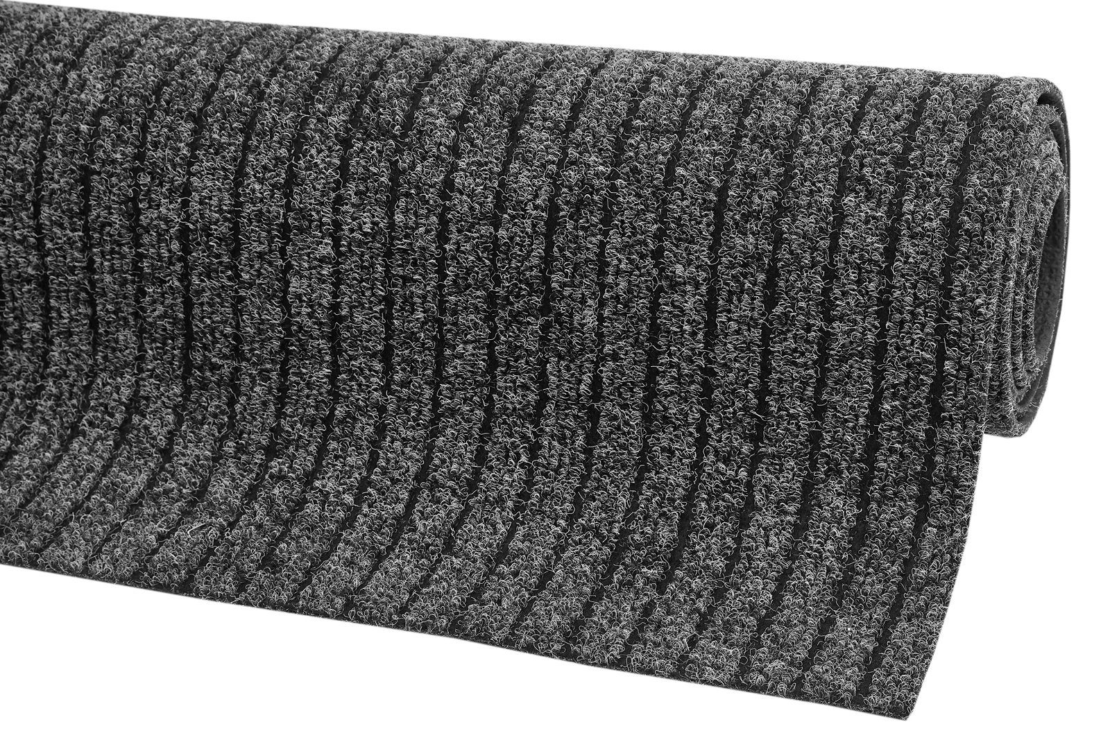 Läufer Streifenmuster, Andiamo, Rechteckig, Höhe: 6 mm, robust, pflegeleicht, zuschneidbar, Schmutzfangläufer, 100 cm Breit