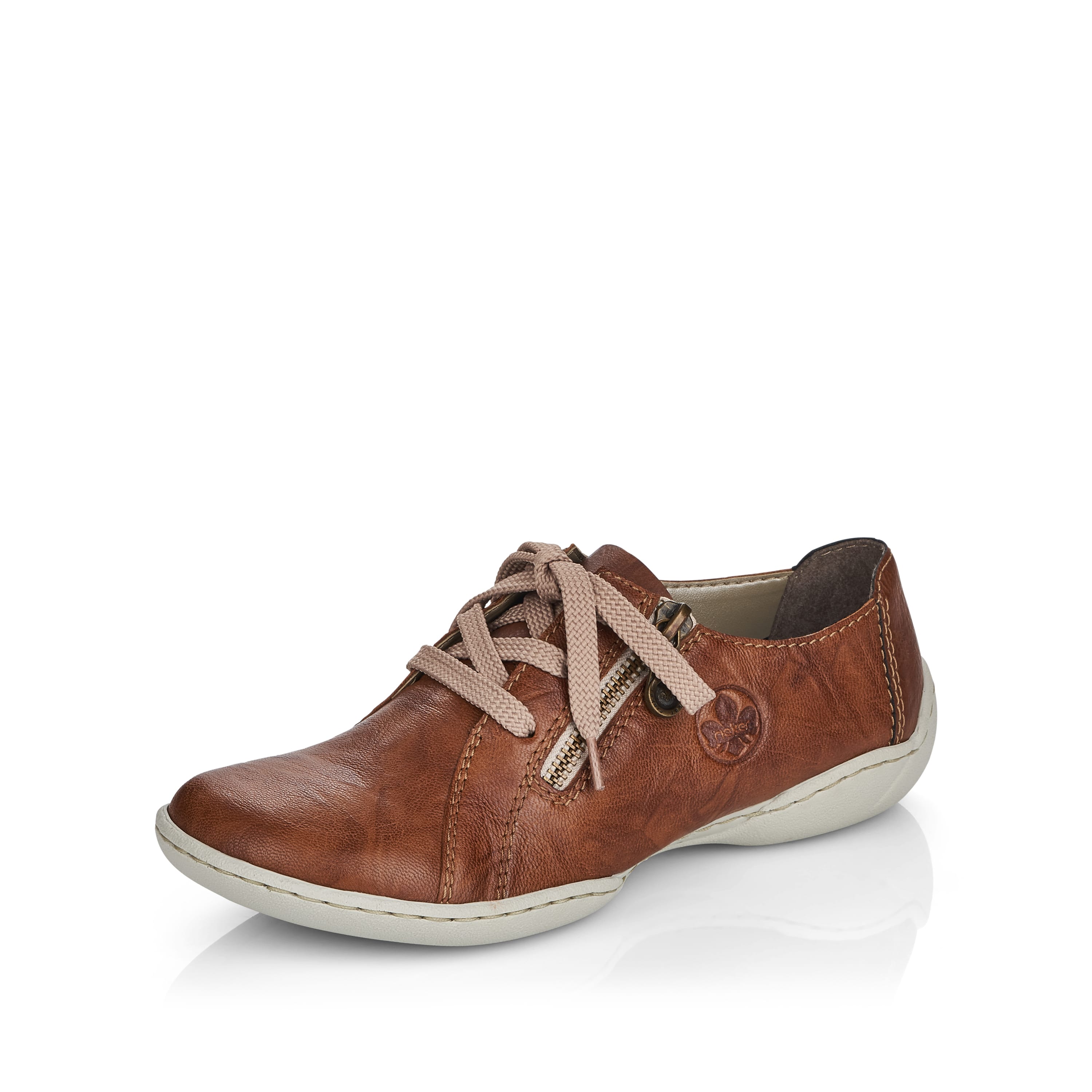 Rieker Damen Schnürschuhe kastanienbraun