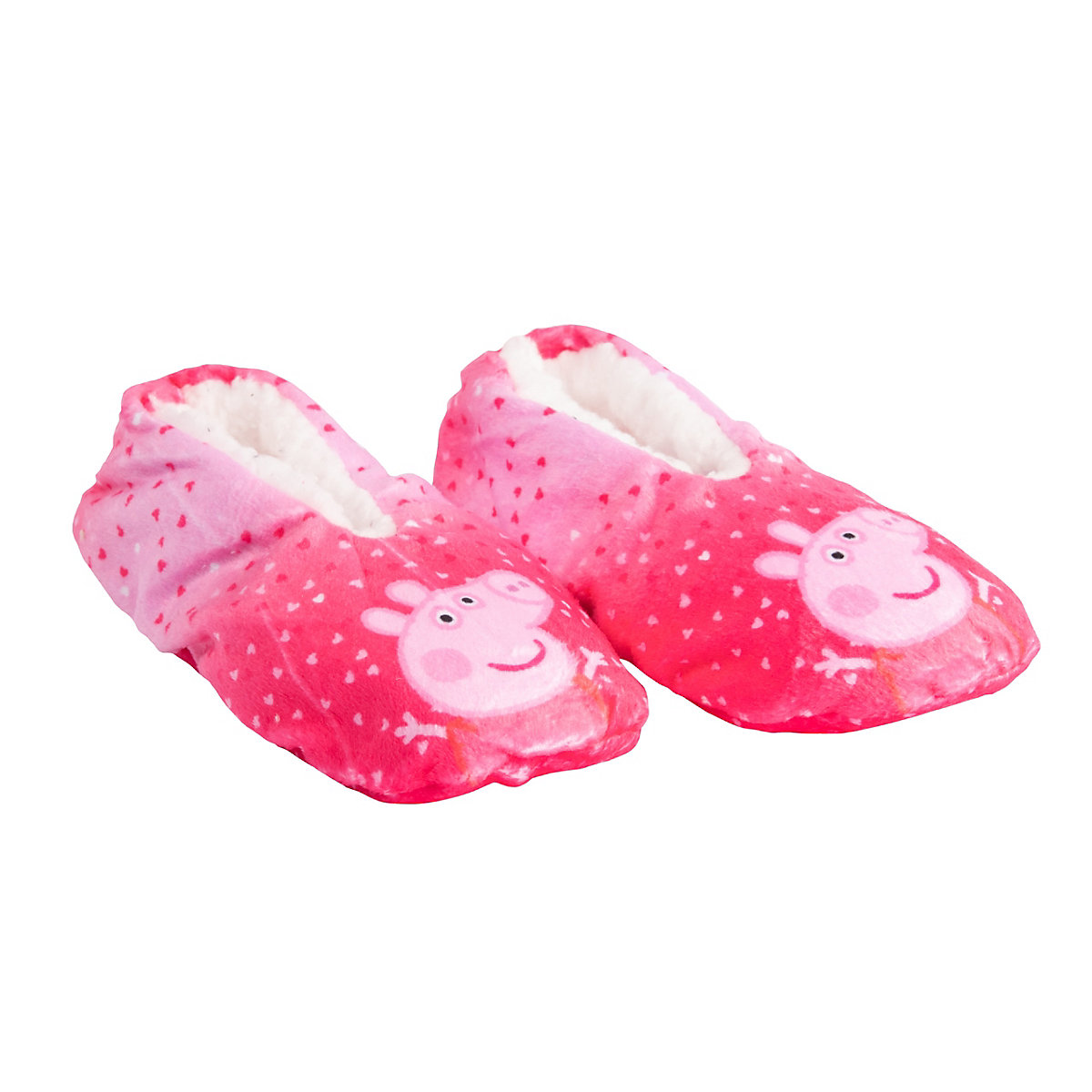Peppa Wutz Ballerinas ABS Winter Hausschuhe gefüttert Slipper Pantoffeln Hausschuhe