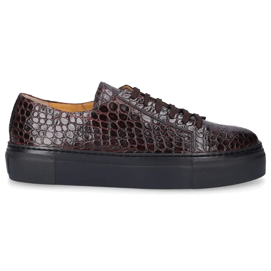 Truman's - Sneaker low 9093 Kalbsleder Prägung braun - braun