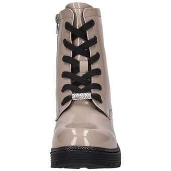 Barbarella Schnür Boots in beige