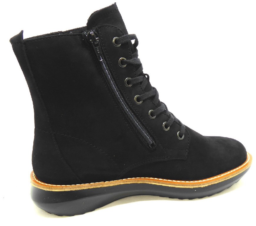 SUPERFIT Schnür-Stiefeletten schwarz