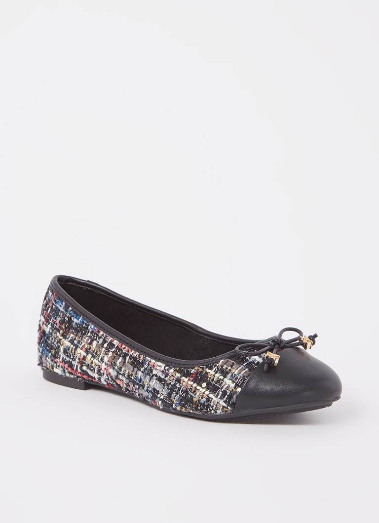 Balerini Dune London Bonjour cu aspect de tweed