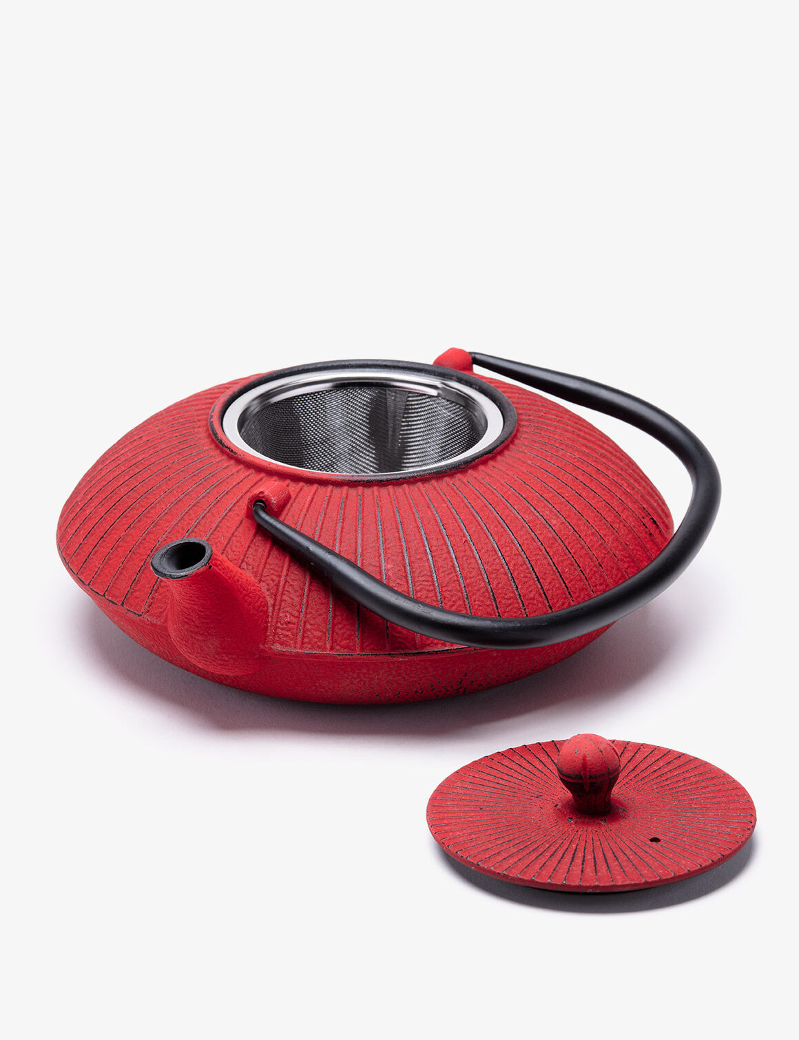 Théière Fonte de Chine  Fushe 1,1 L  rouge