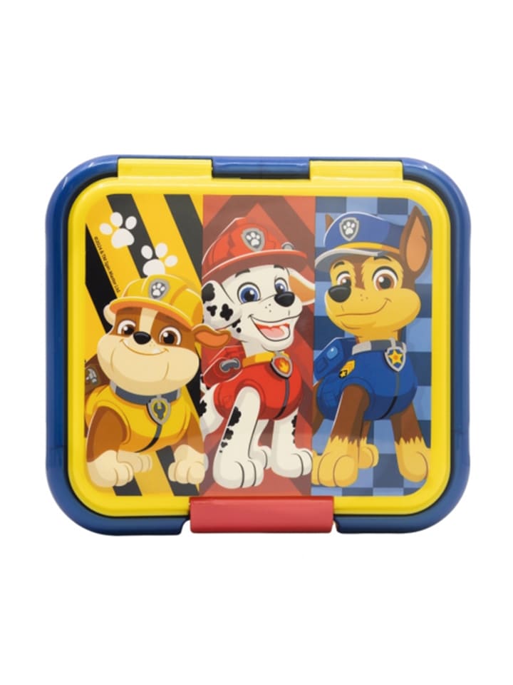 Paw Patrol Kinder Premium Brotdose Lunchbox mit 3 Fächern in Gelb günstig kaufen onesize