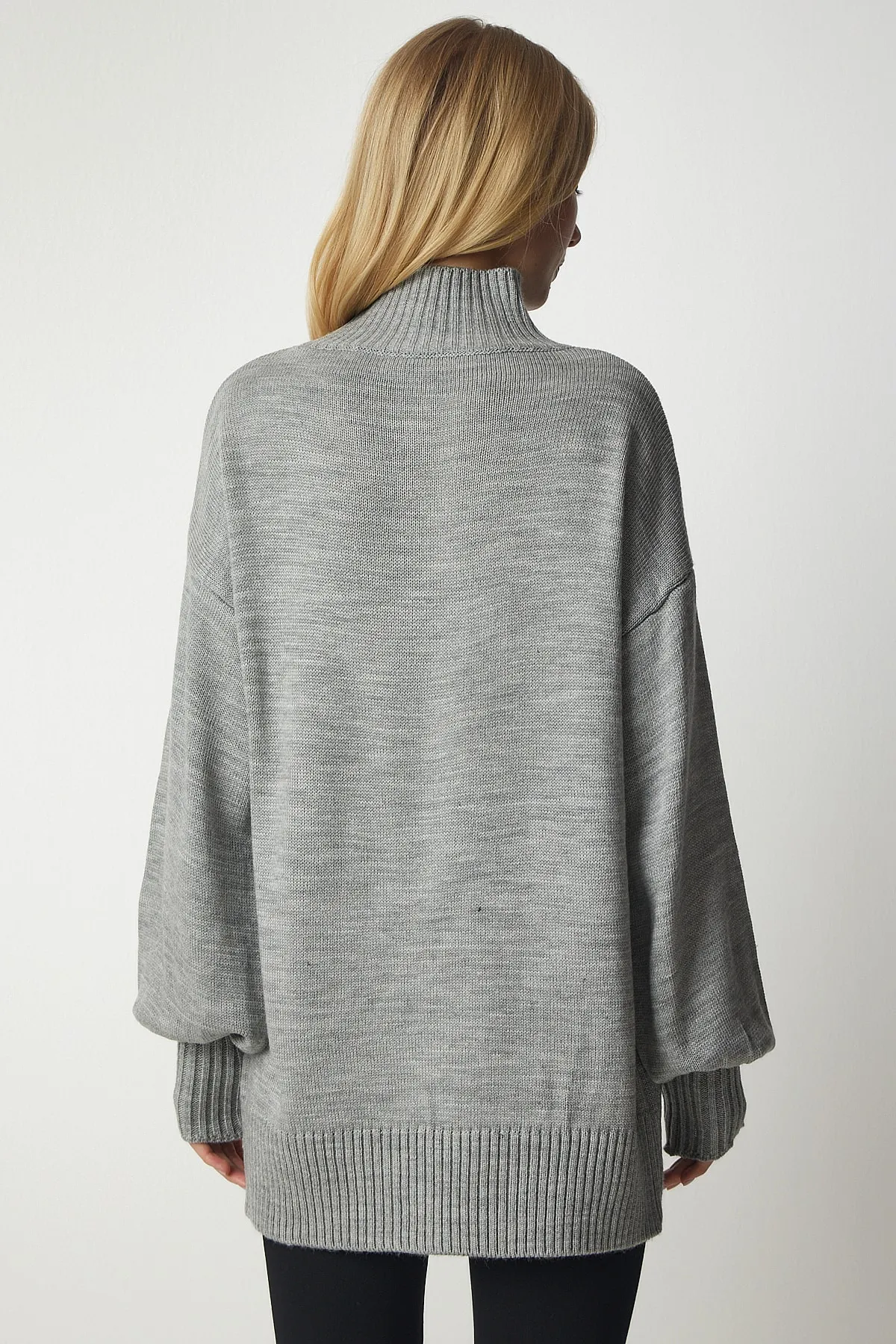 Happiness İstanbul  Pullover - Grau - Oversized