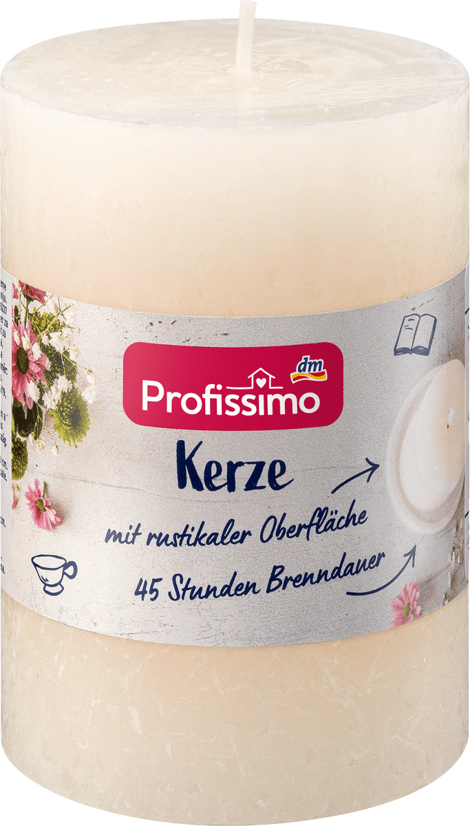 Kerze rustik 100/68 elfenbein, 1 St