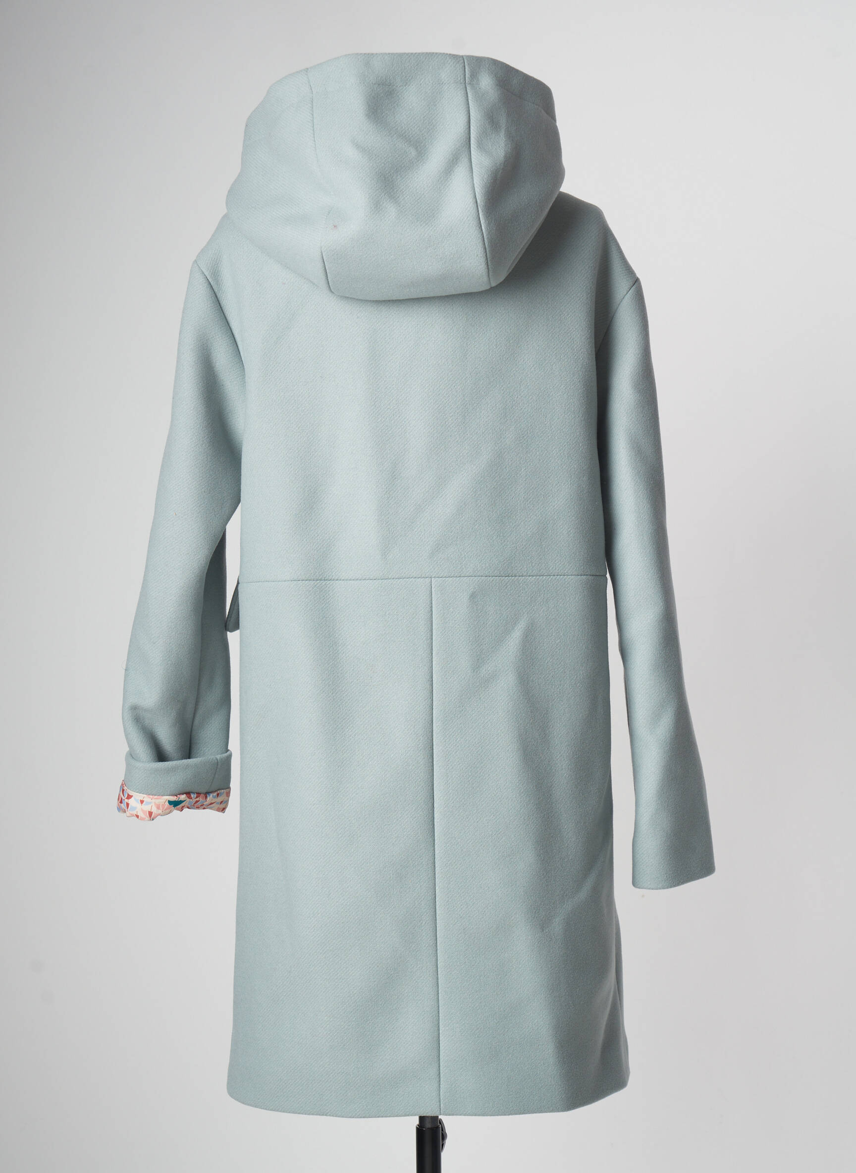 Trench   Coat Manteaux Longs Femme couleur bleu