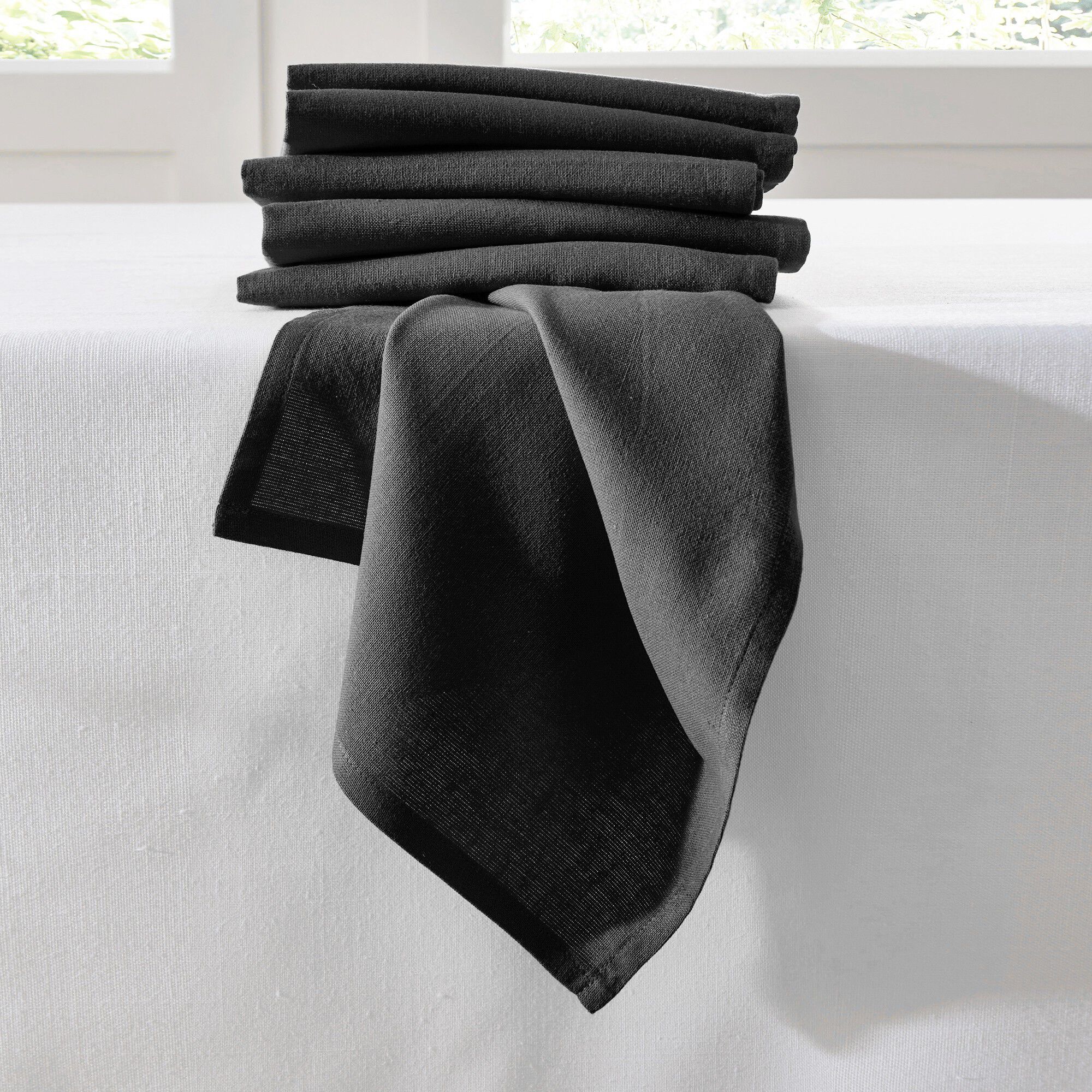 Serviette de table unie