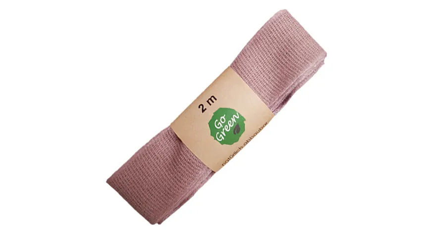 TRUBA GoGreen Baumwollband rosa 2 m rosa