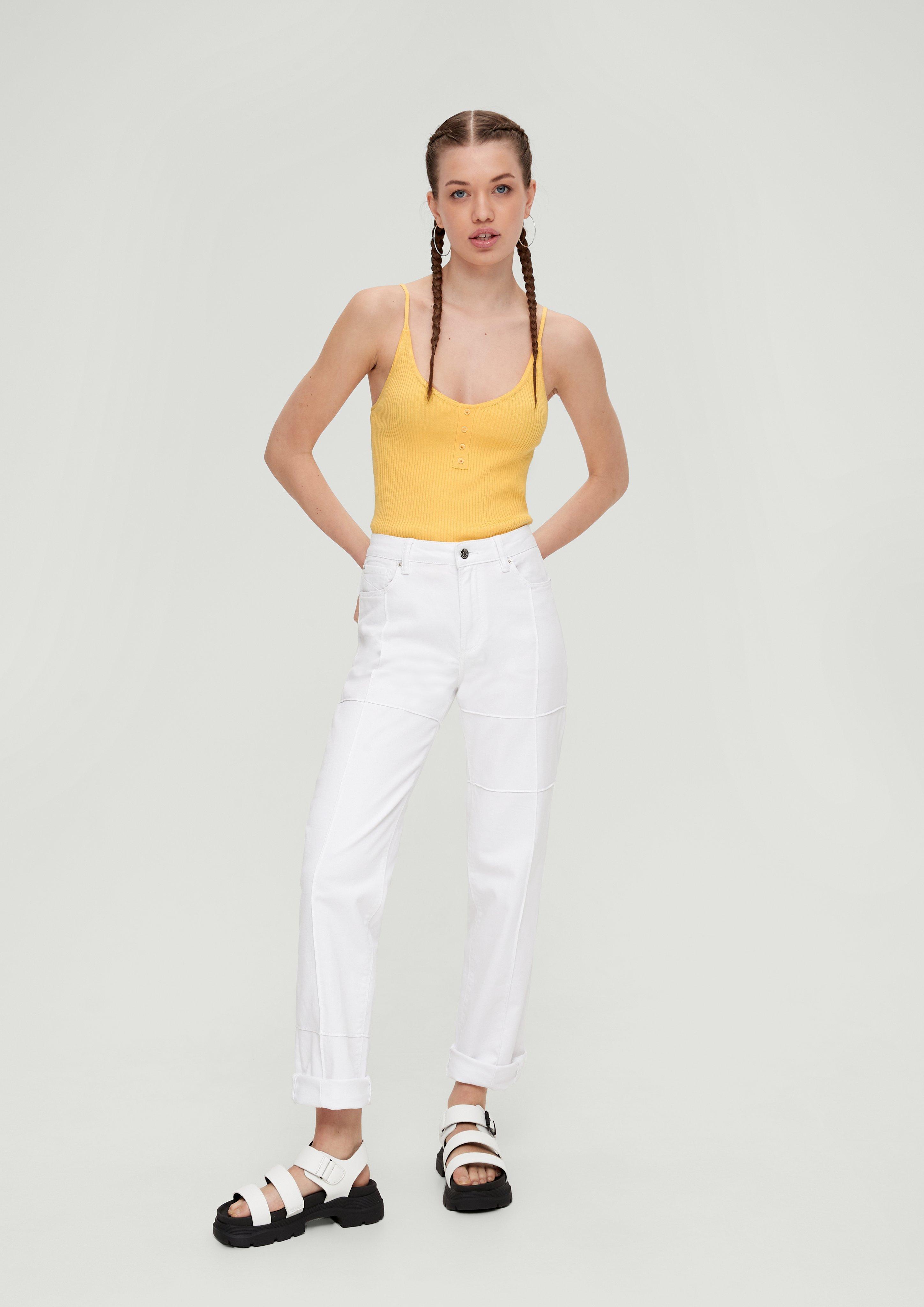 Crop Top aus Viskosemix  2130382-1317