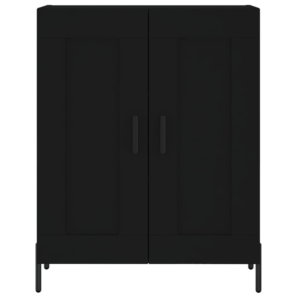 vidaXL Sideboard Sideboard Schwarz 69,5x34x90 cm Holzwerkstoff (1 St)