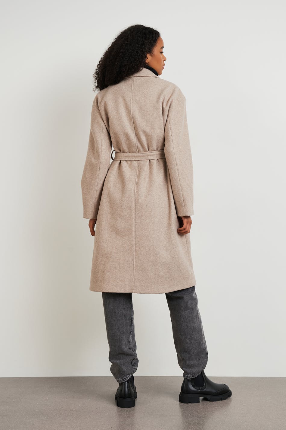 Irma belted coat