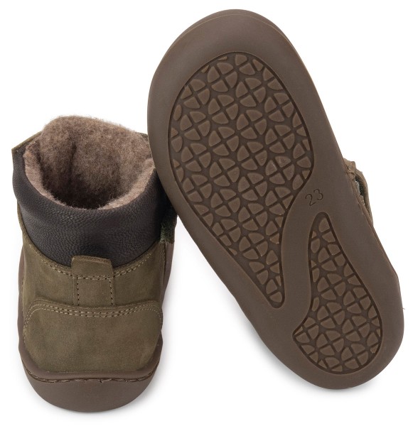 Develab ~ MidCut Schnürschuh Fleece ~ Kaki