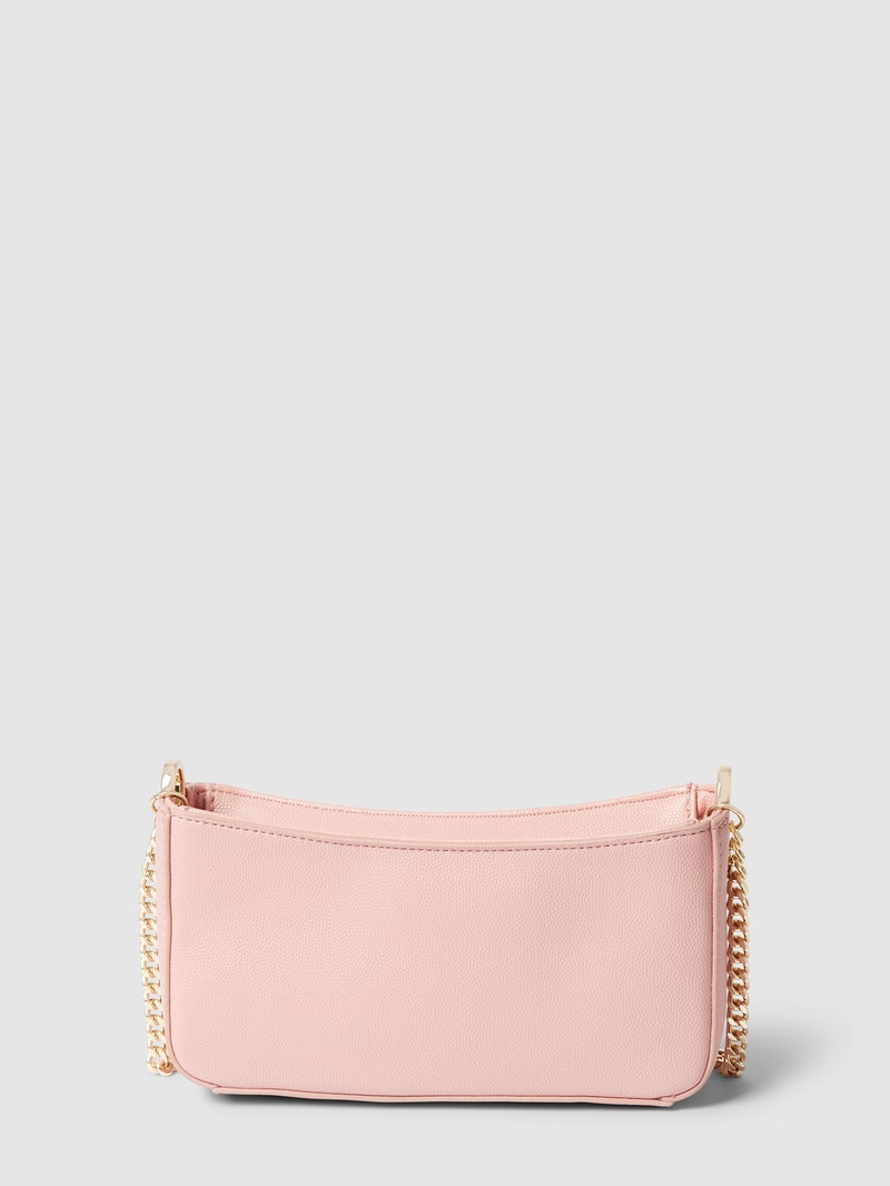 Umhängetasche mit Label-Applikation Modell 'TIMELESS' in rosé