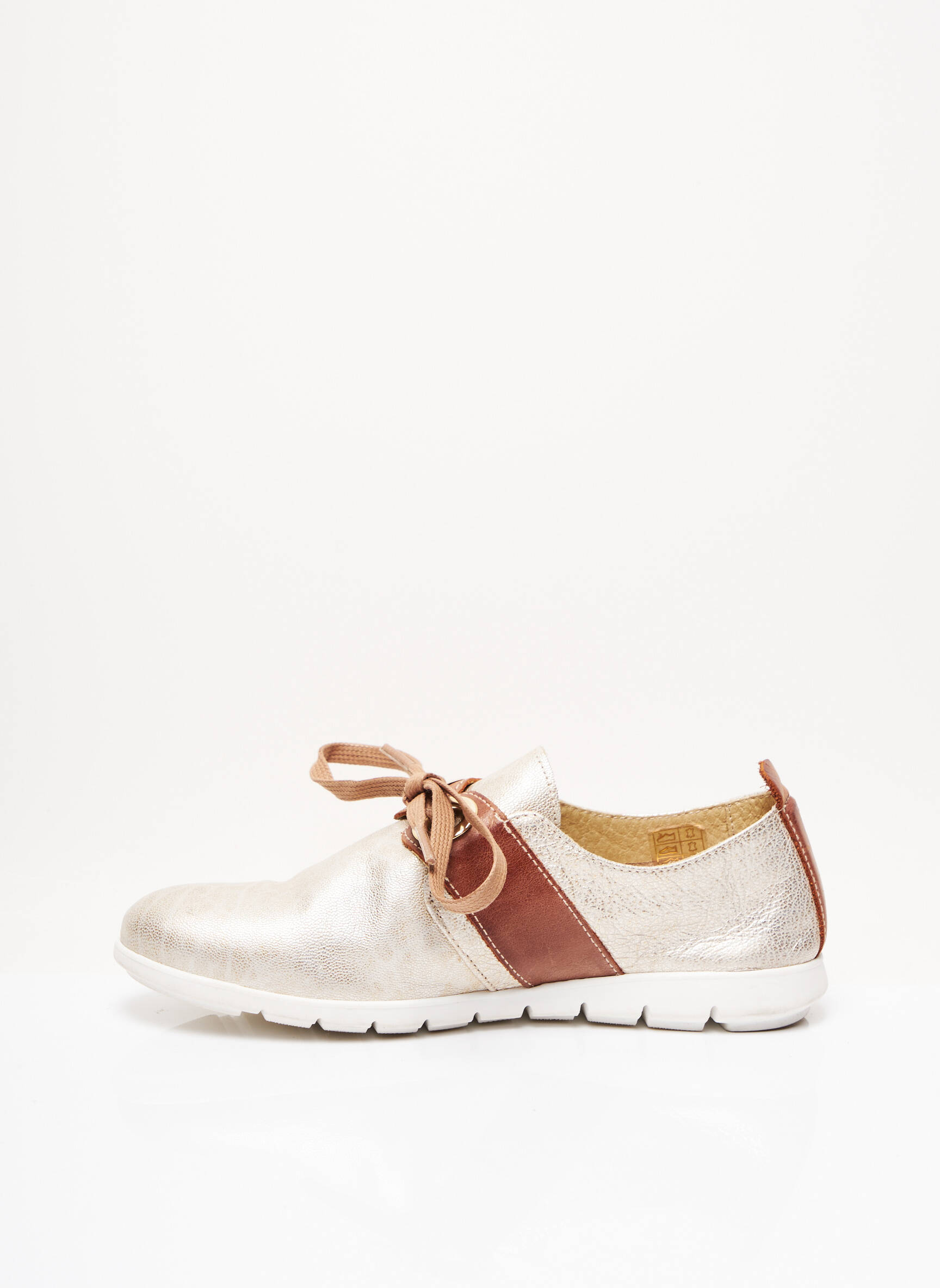 Folie S Derby Femme couleur beige