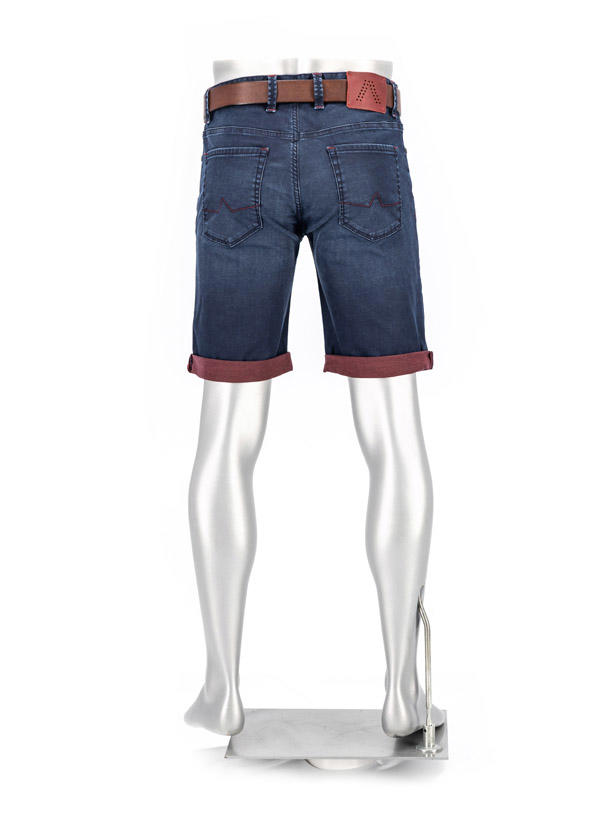 Alberto, Jeansshorts Pipe-K, Regular Fit, Baumwoll-Stretch, blau