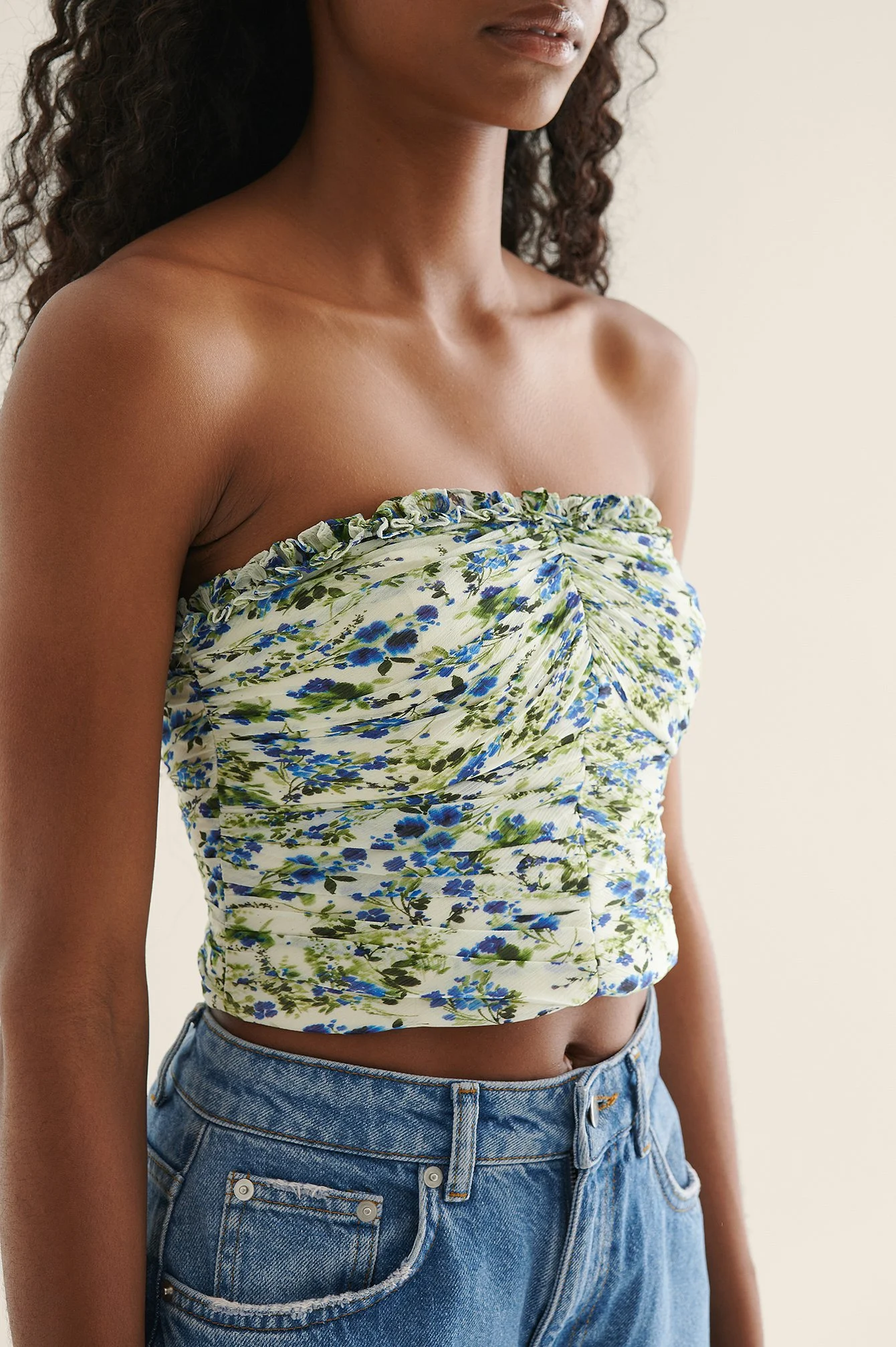 Kurzes Bustier-Top