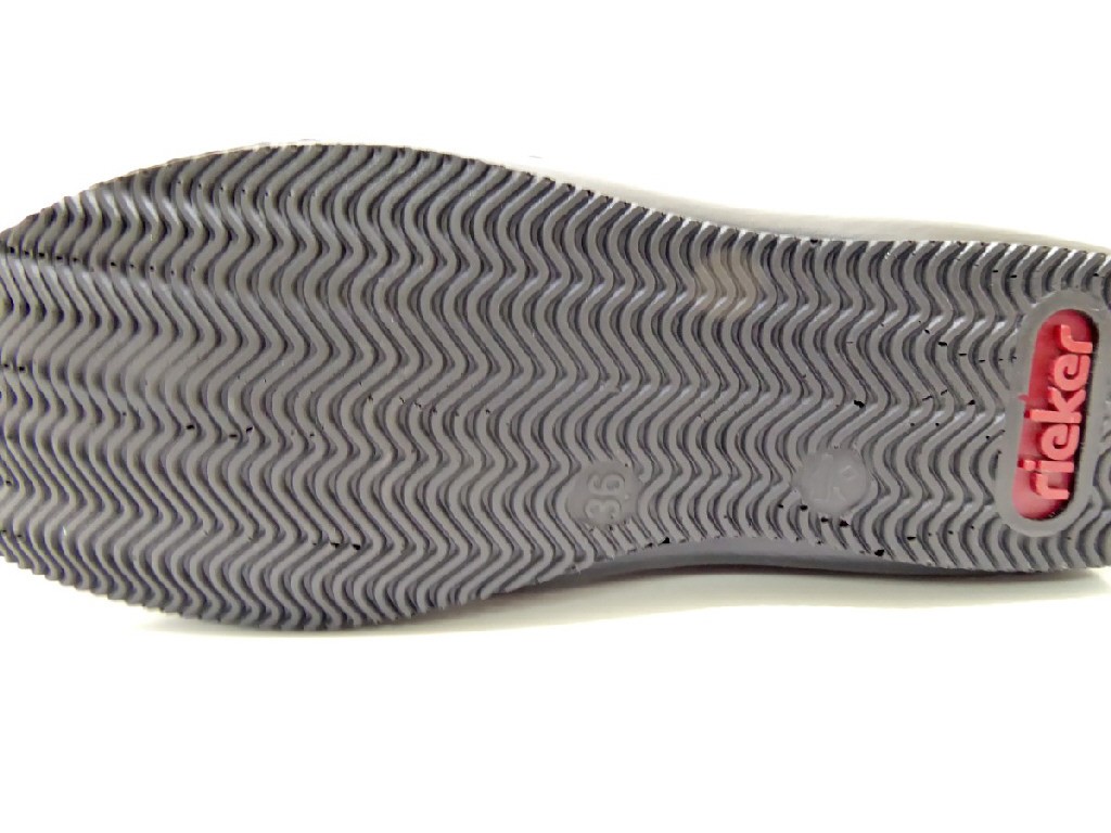 RIEKER Klassische Slipper rot