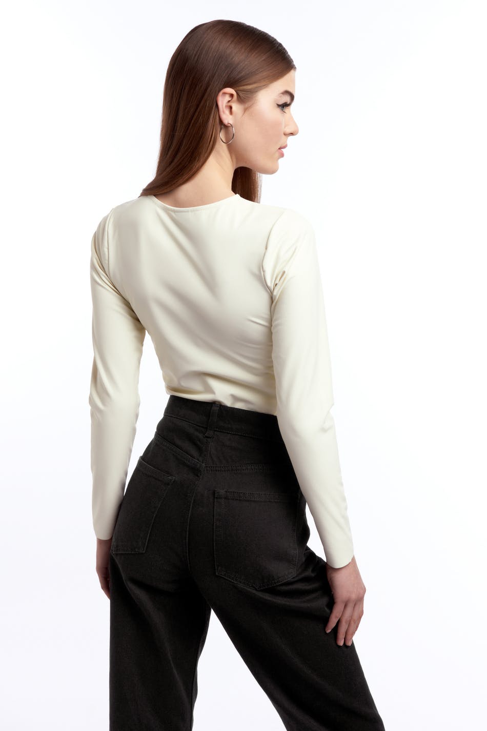 Belinda PU top