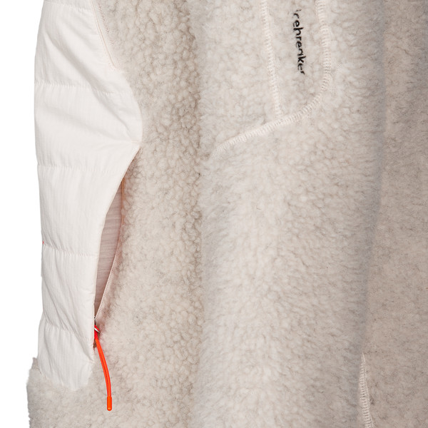 REALFLEECE SHERPA LS ZIP HOOD Damen - Fleecejacke