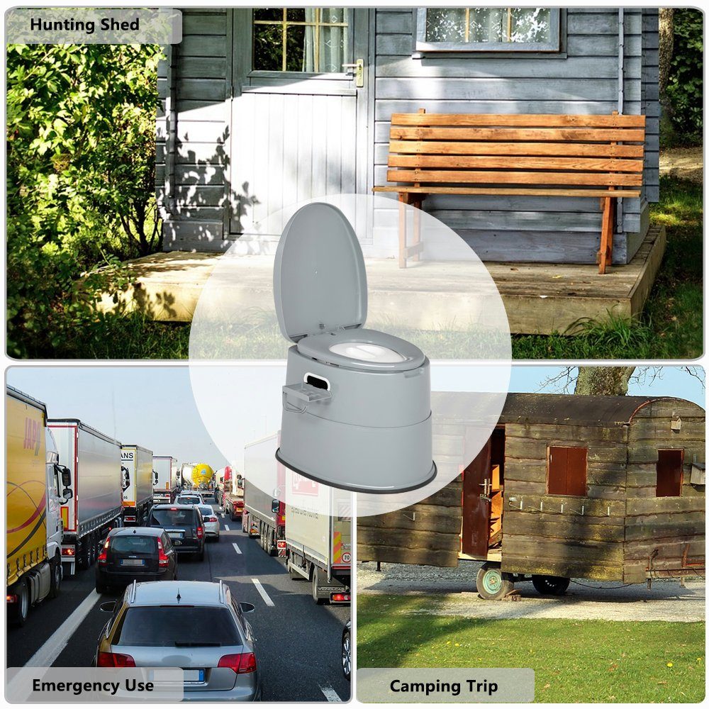 VINGLI Campingtoilette Tragbare Mobile Toilette