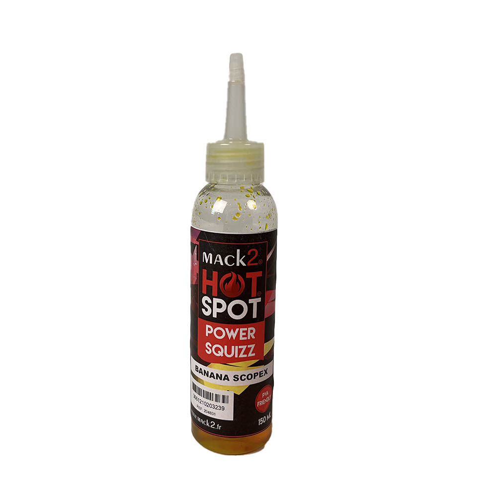 Booster carpe mack2 power squizz Scopex Banane 150ml