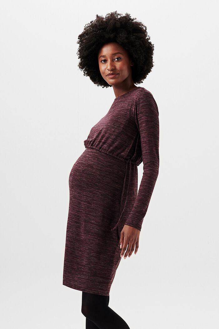 Mehrfarbiges Kleid mit Stillfunktion