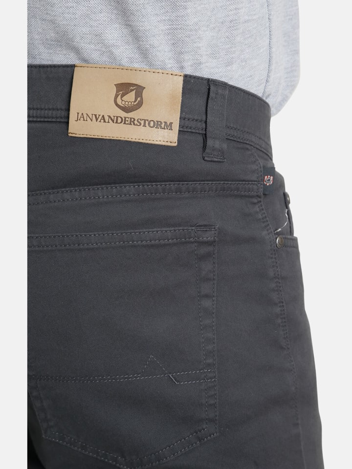 Jan Vanderstorm Tiefbundhose FALENTIN in dunkelgrau günstig kaufen