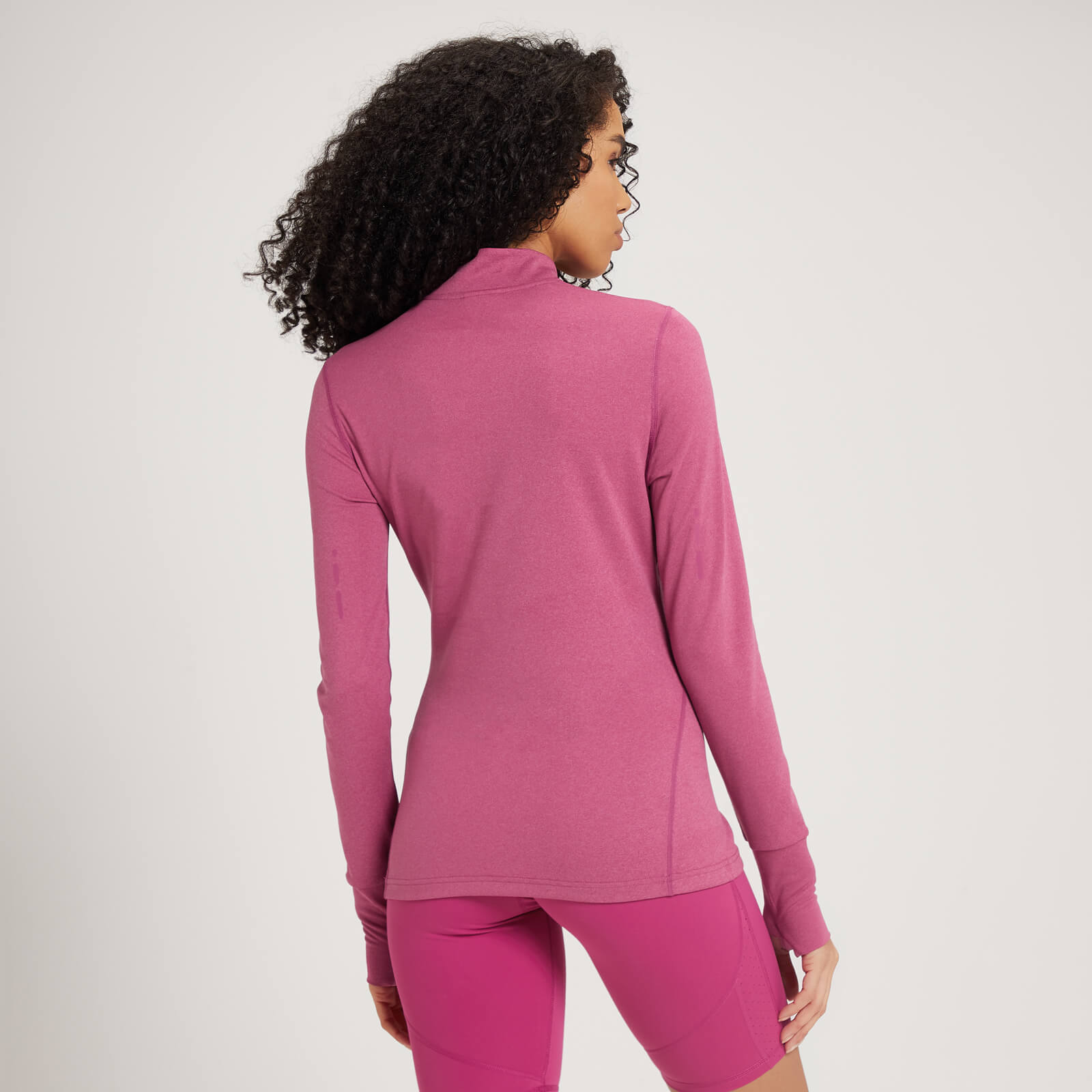 Haut à fermeture éclair ¼ coupe classique MP Power Ultra pour femmes – Sangria