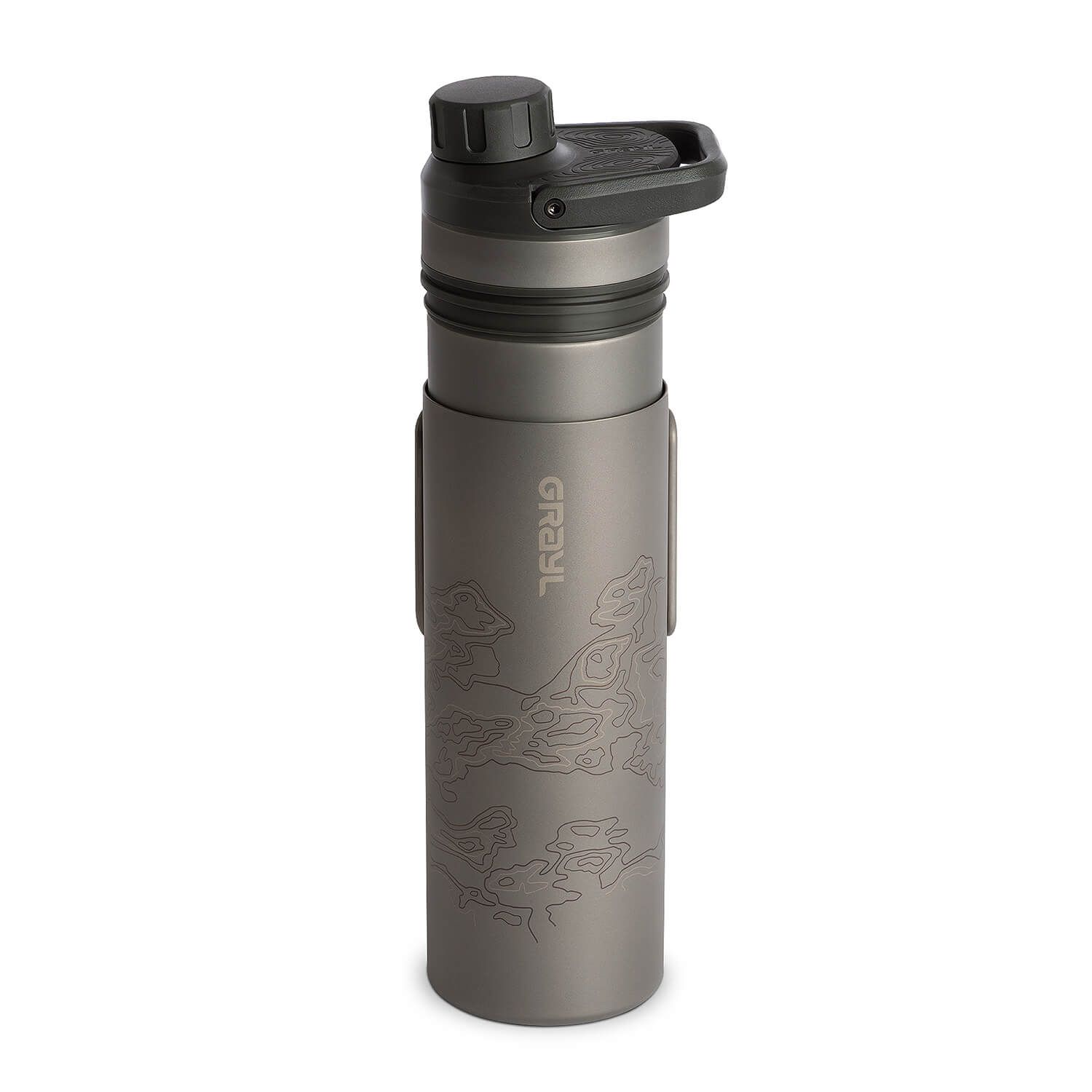 Titanium UltraPress Purifier Trinkflasche