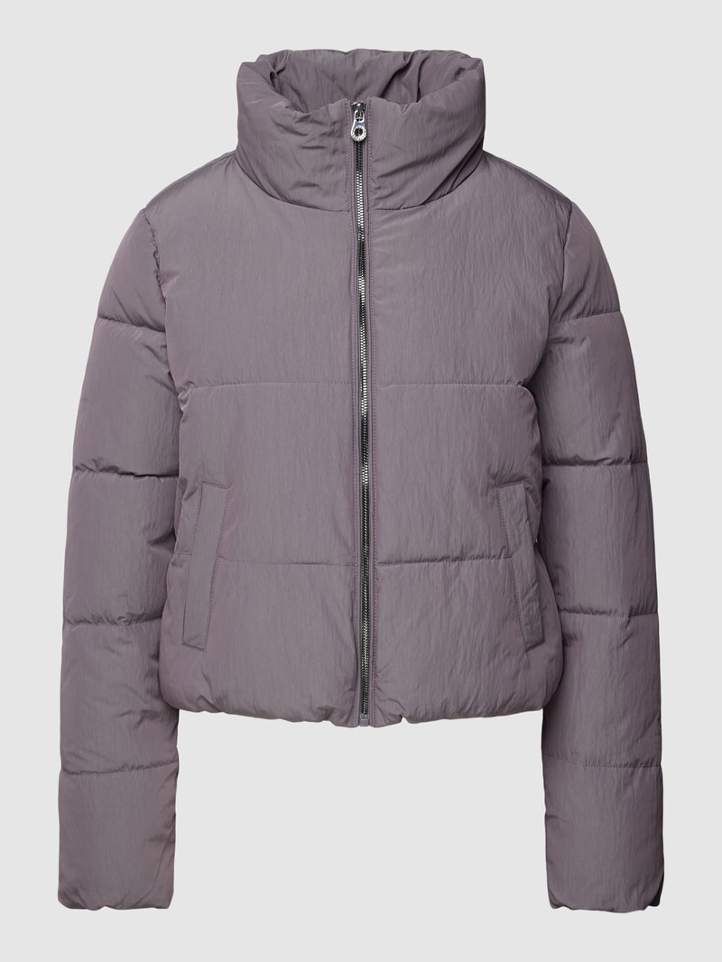 Steppjacke mit Stehkragen Modell 'ONLDOLLY' in graphit