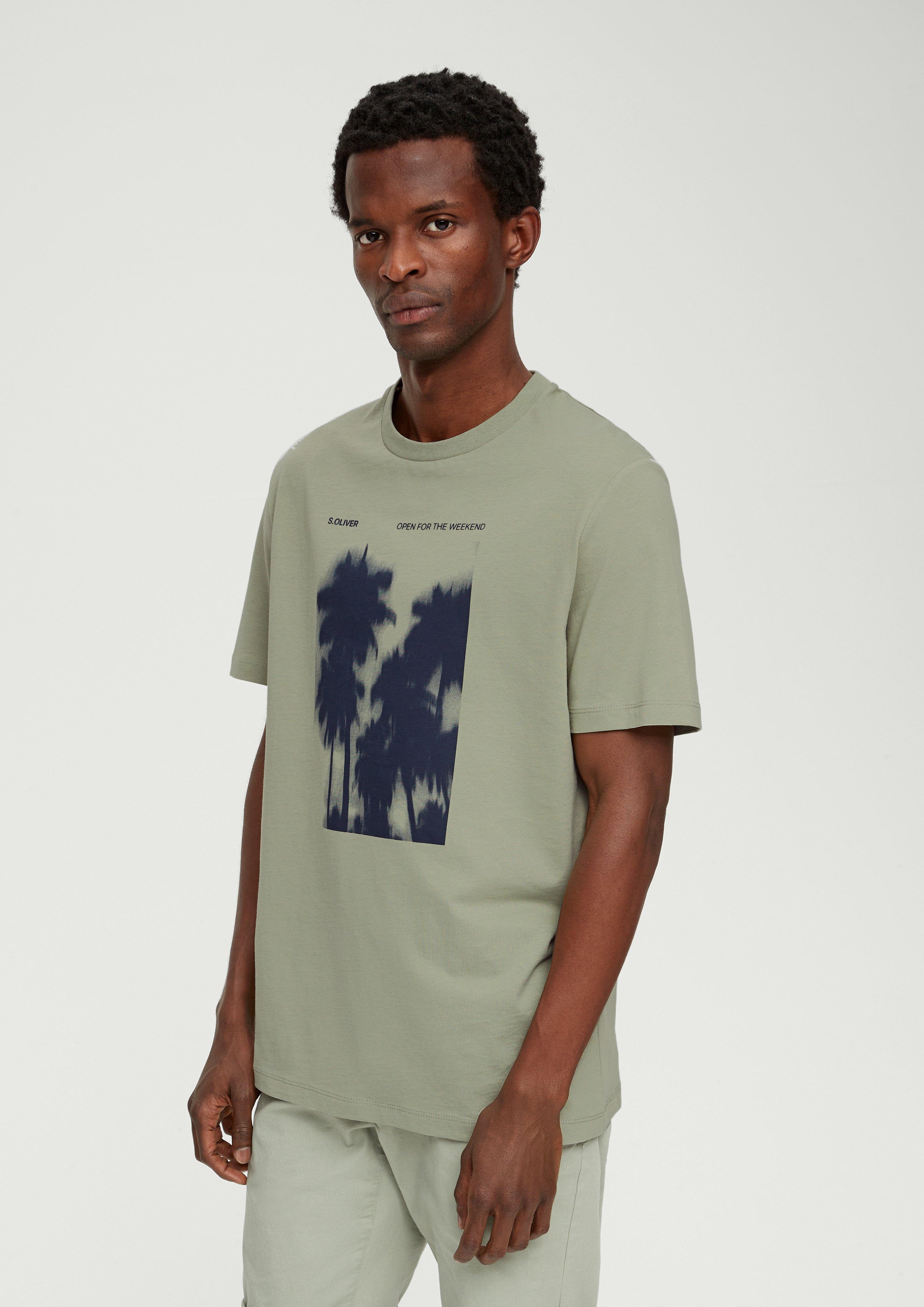 Baumwollshirt mit Frontprint  2131368-78D1