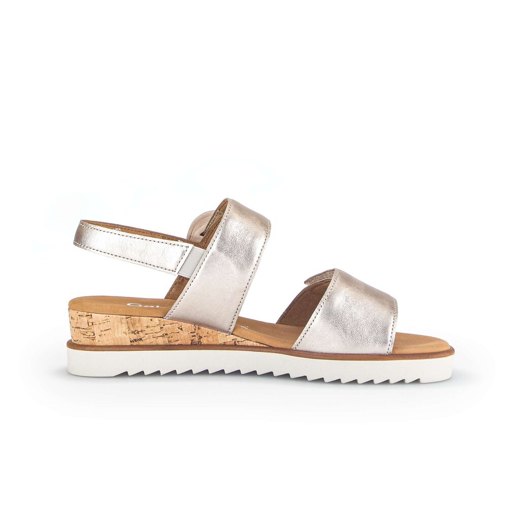 Gabor comfort Keilsandalette gold