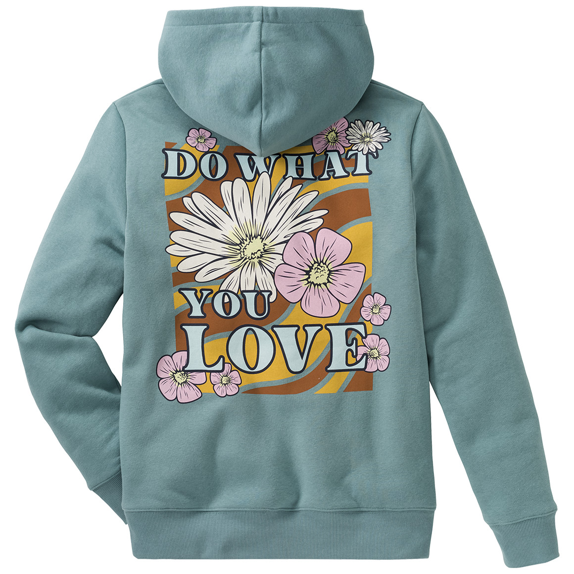 Mädchen Hoodie mit Rücken-Print
