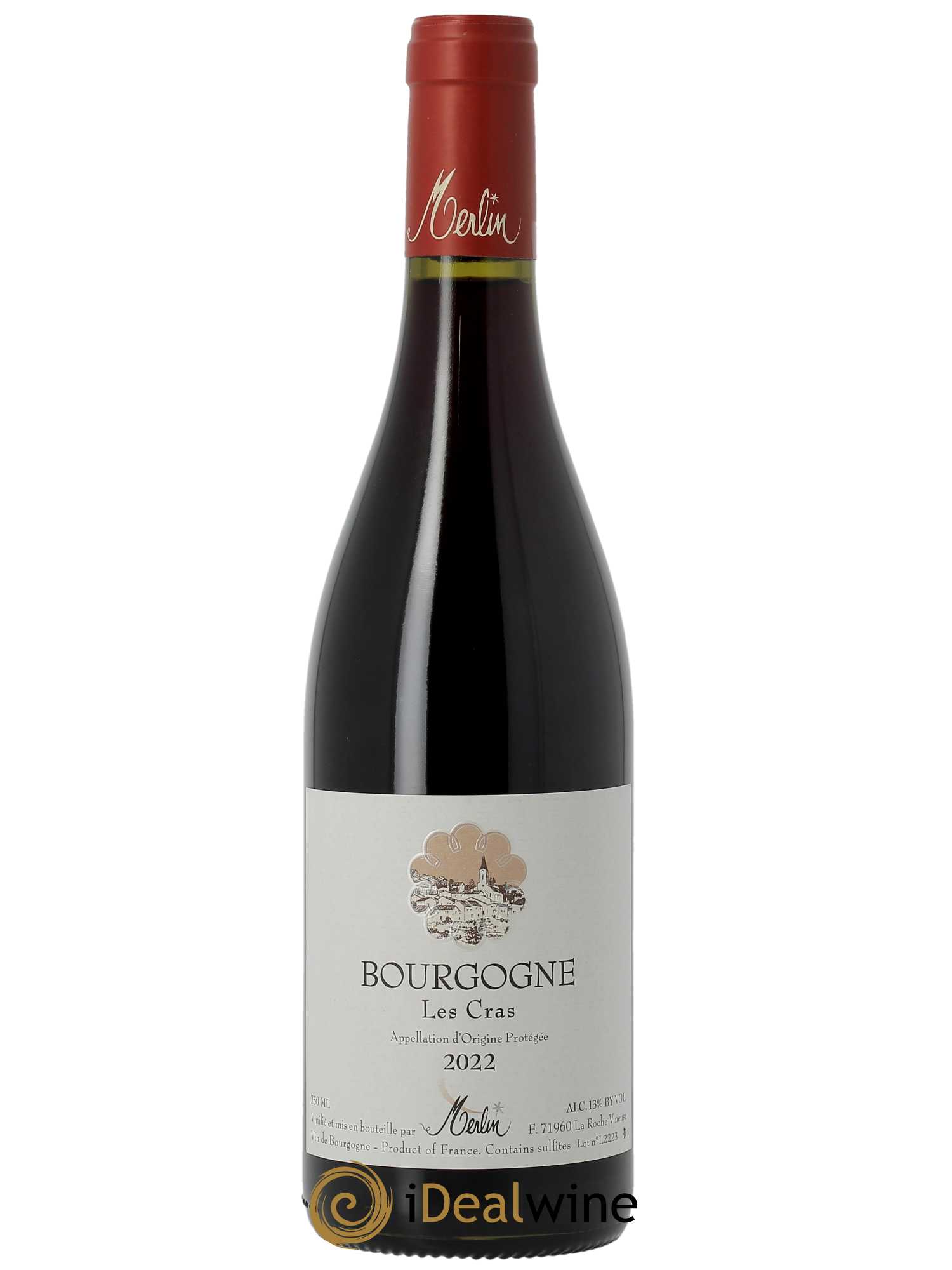 Bourgogne Les Cras Olivier Merlin  2022 - Lot de 1 Bouteille