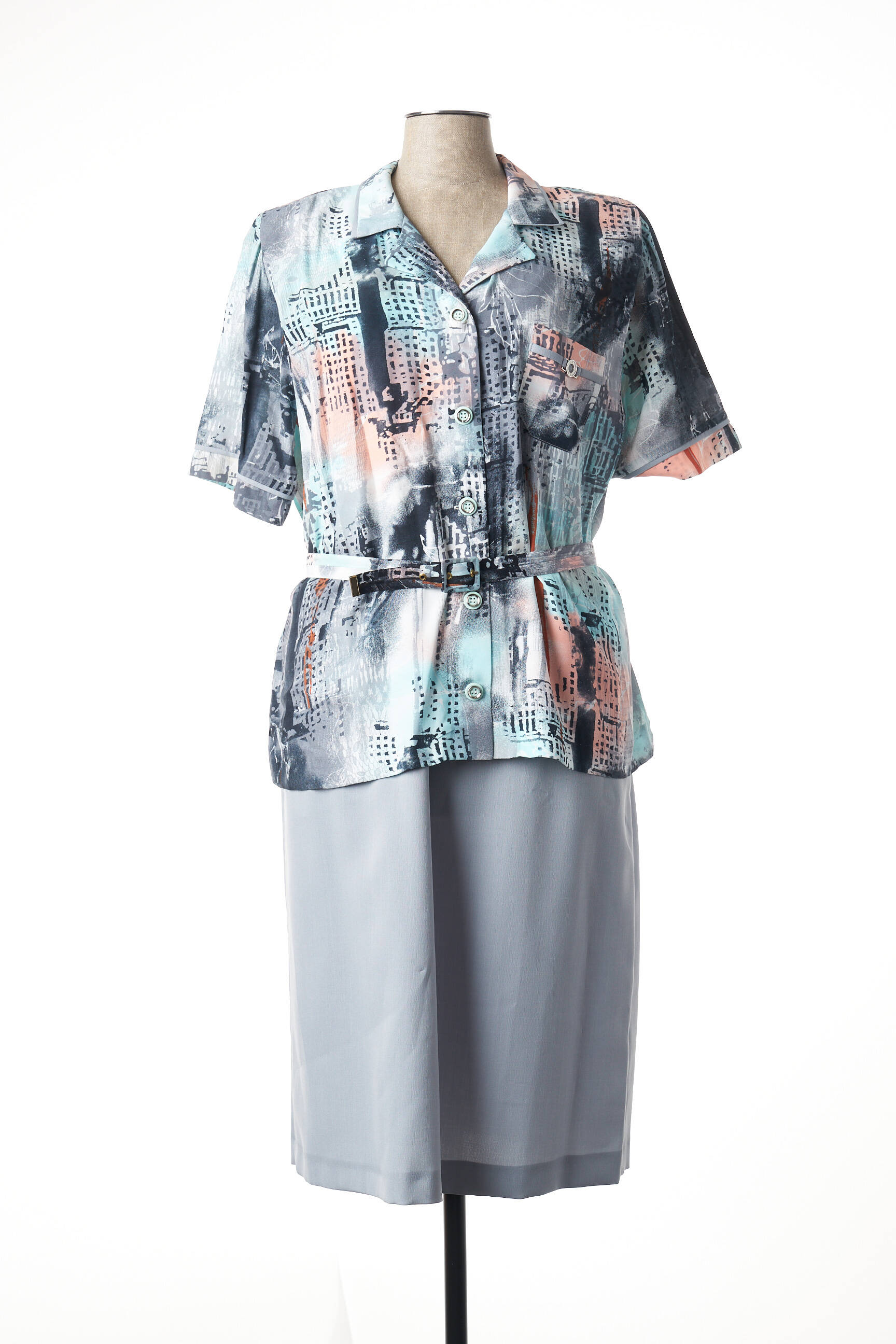 France Rivoire Ensembles Robe Femme couleur bleu
