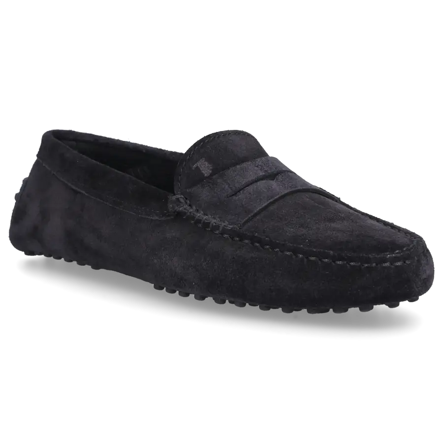 Tod's - Mokassins GOMMINI Veloursleder - schwarz