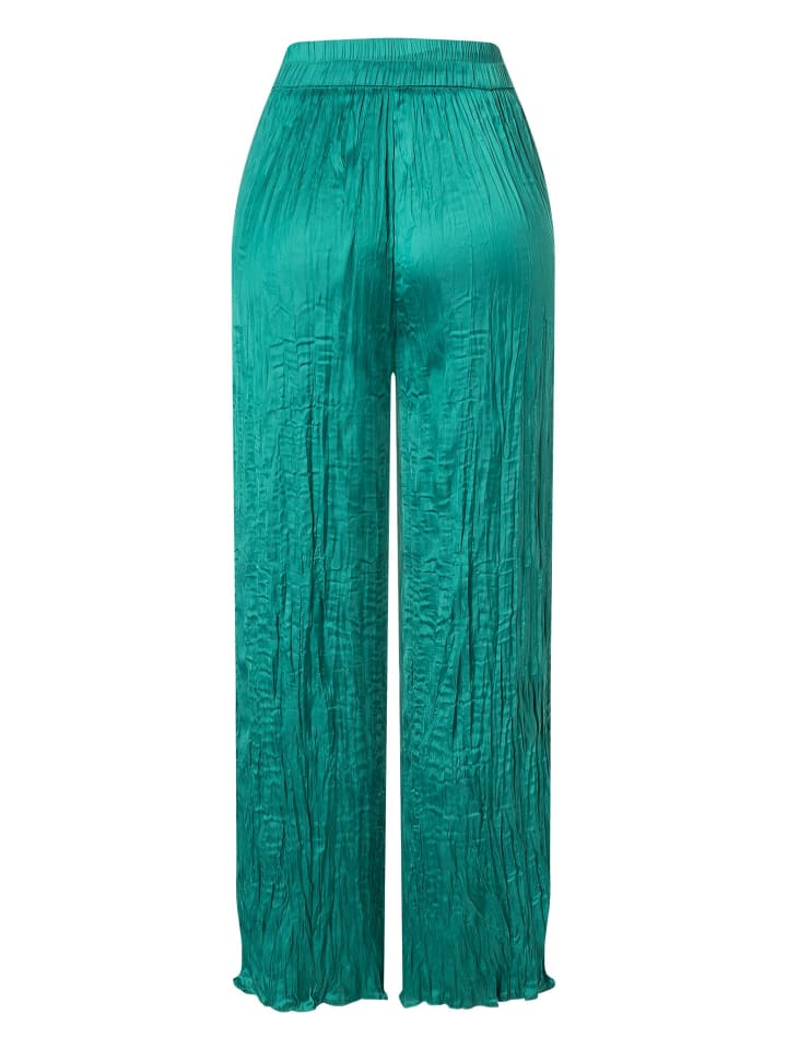 More & More Satinhose in dunkelgrün günstig kaufen
