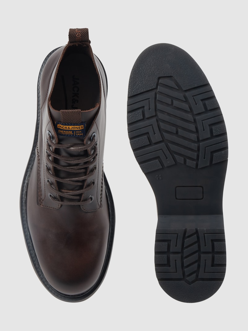 Boots aus Leder Modell 'Hastings' in dunkelbraun