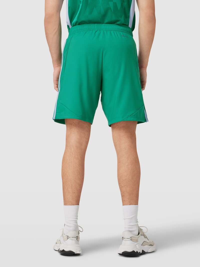 Shorts mit elastischem Bund in grün