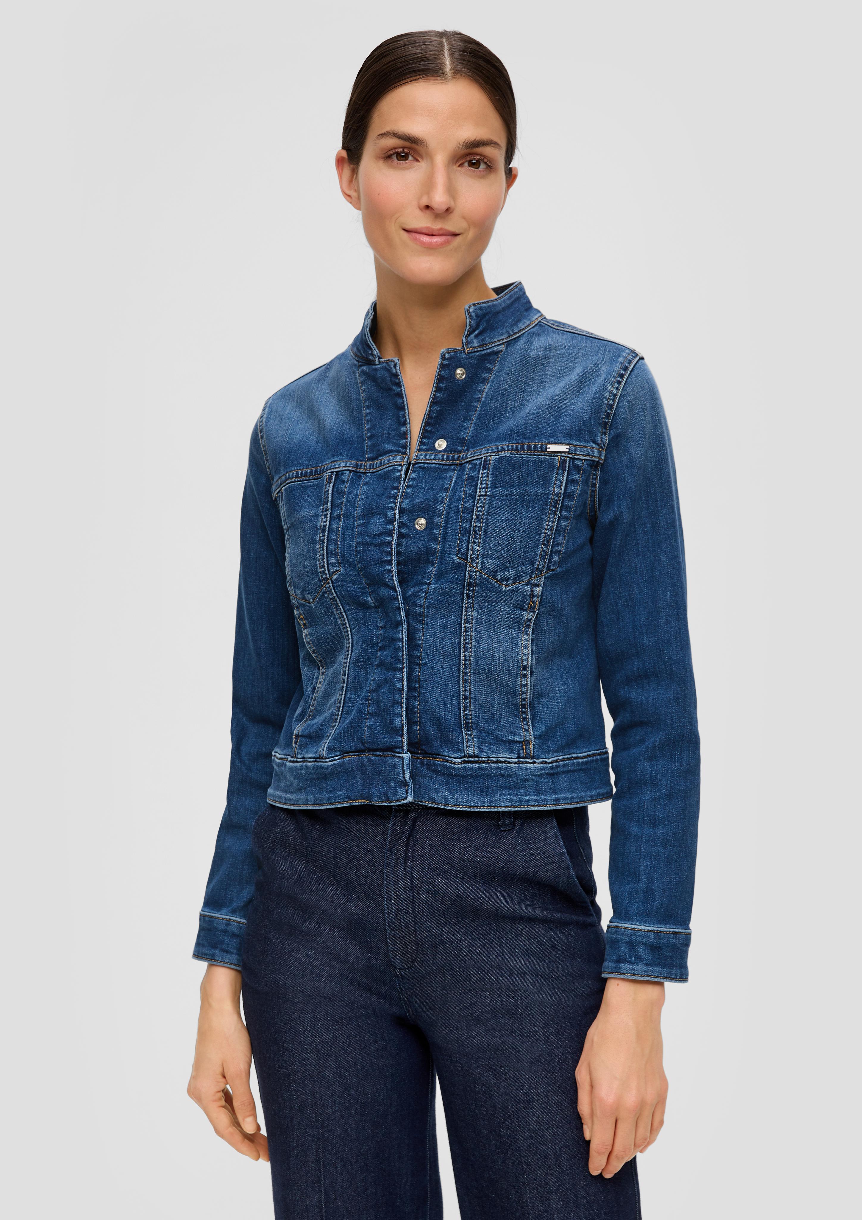 Jeansjacke mit Stehkragen  2140541-57Z5